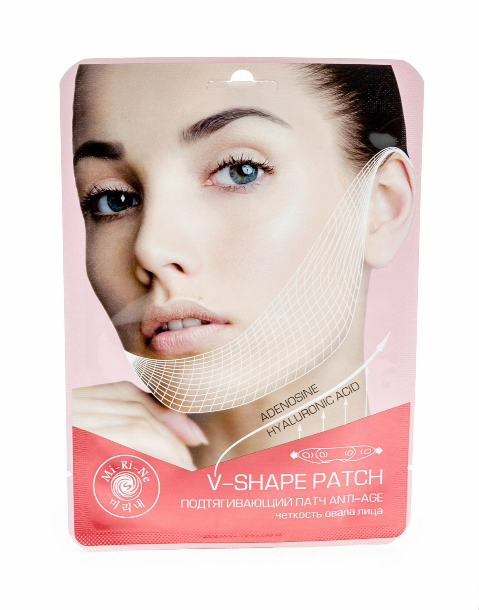 Патч для подбородка Mi-Ri-Ne V-Shape Patch Anti-age для четкости овала лица 8г - фото №11