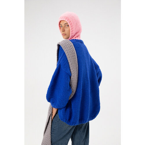 фото Шарф mirstores,250х11 см, one size, серый