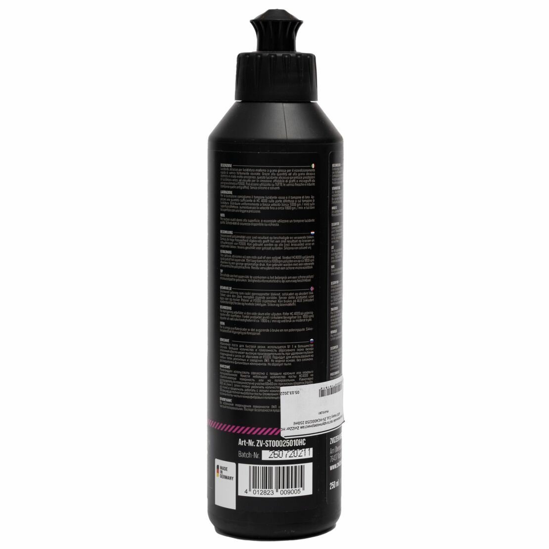 Полировальная паста крупнозернистая 250ml ZviZZer HC 4000 Heavy Cut