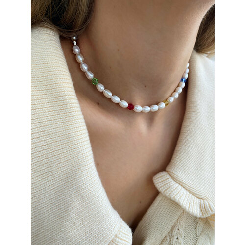 Колье ALLUMER, жемчуг пресноводный, длина 38 см