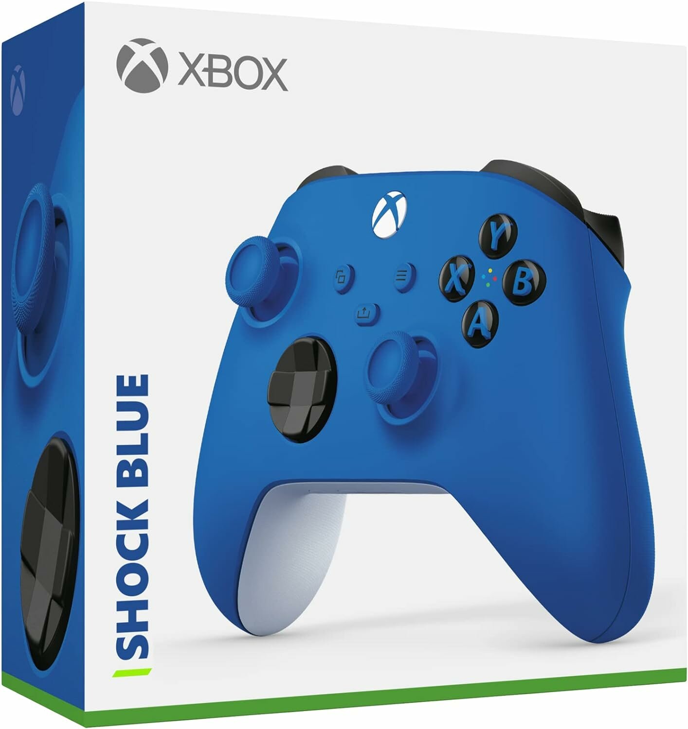 Геймпад беспроводной для Xbox One, Series X/S, с Bluetooth, Shock Blue, синий (4 ревизия) — фото 1