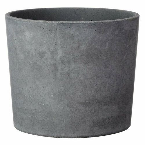 Кашпо из бетона Кедр серый 1,4 л