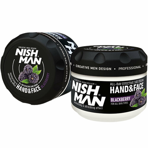Крем для РУК И лица NISHMAN HAND & FACE CREAM 300 ML BLACKBERRY EXTRACT Аромат: ежевика, 300 мл