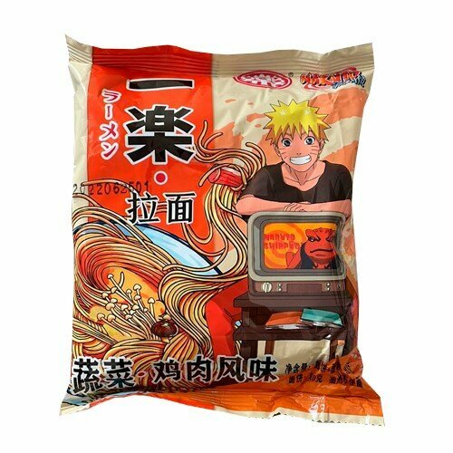 Naruto лапша со вкусом курицы пачка 92 гр
