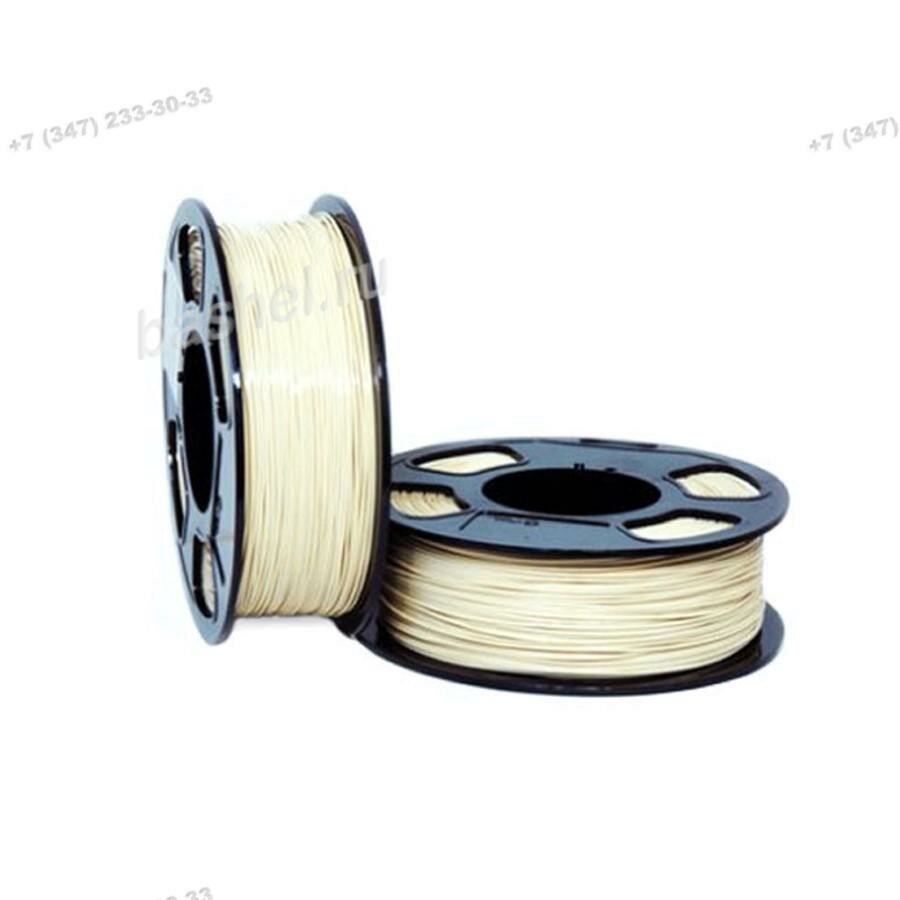 Пластик для 3D принтера GF PETG Слоновая кость (Ivory) 175 мм. 1 кг Geek Filament
