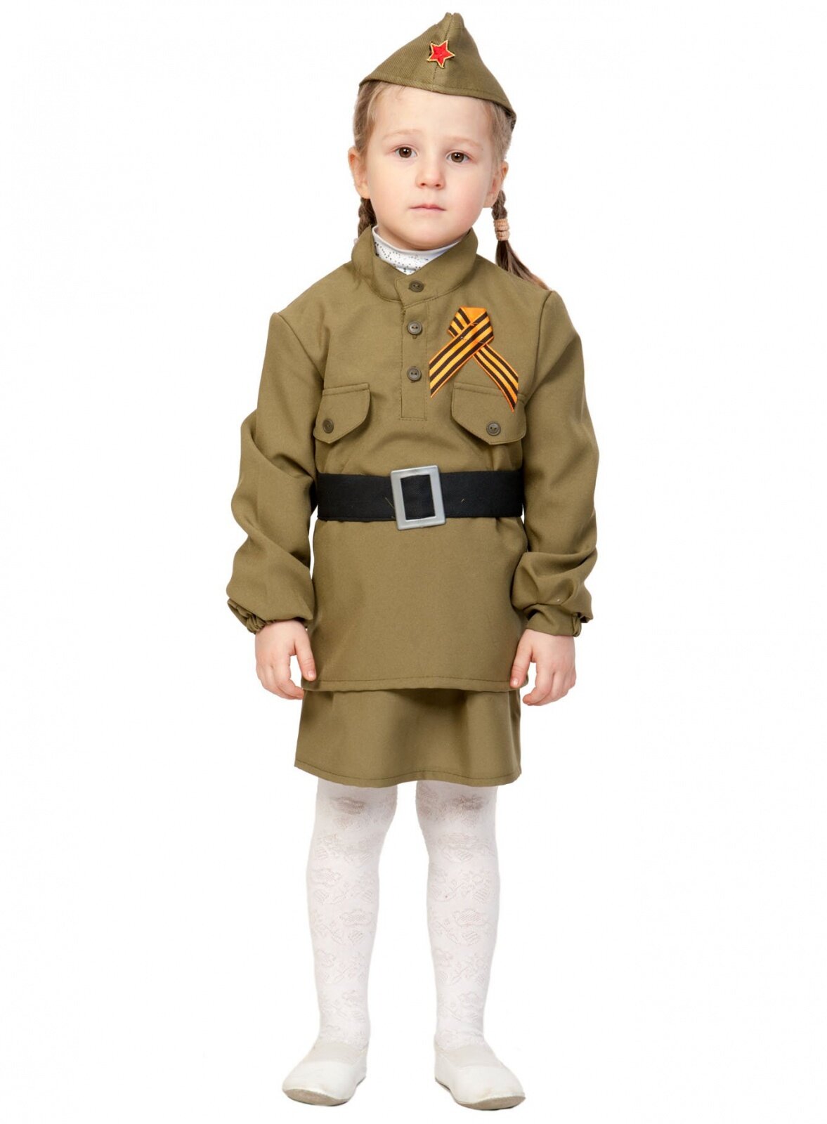 Военный костюм Карнавалофф Солдаточка, 146-152 см (20-00677-146-152 Бал)
