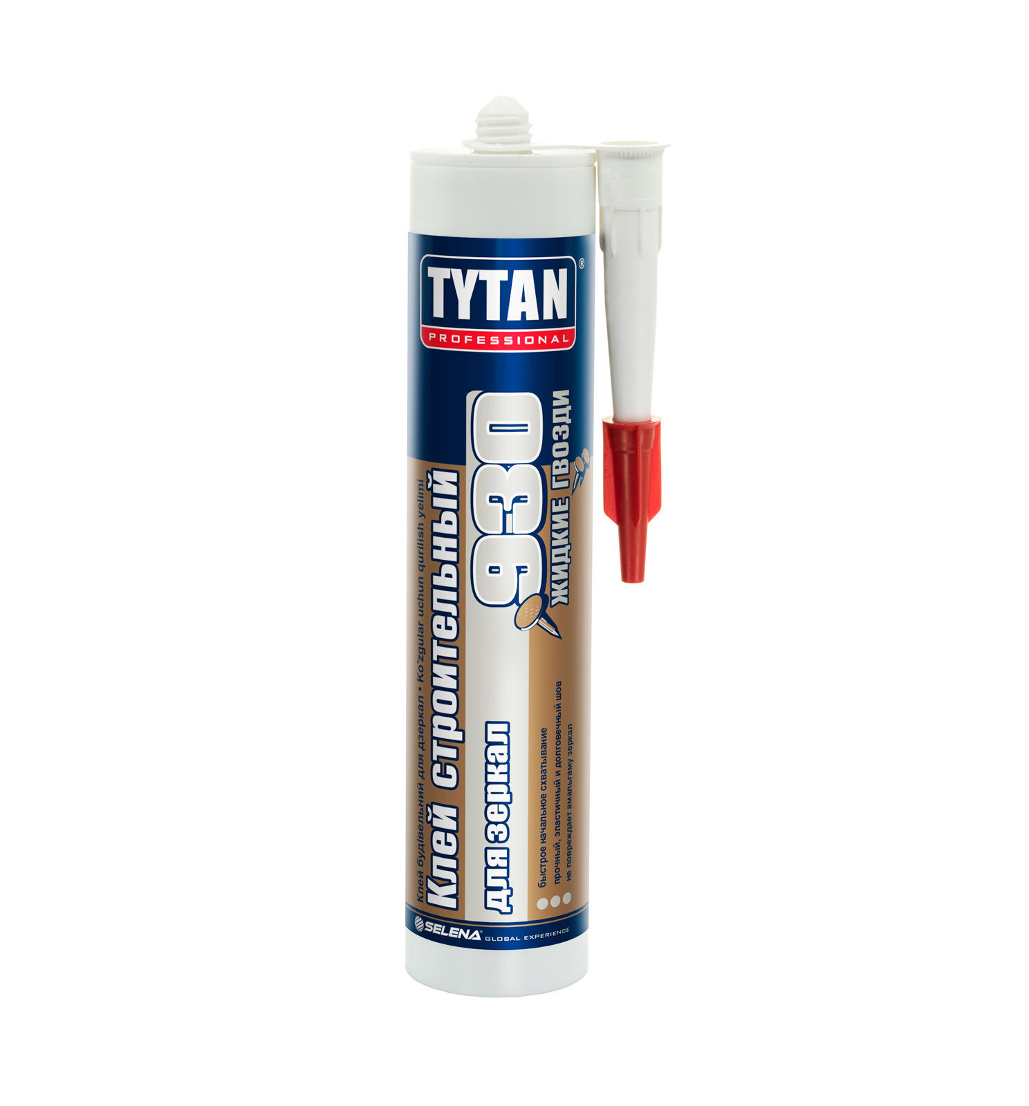 TYTAN Professional Строительный клей для зеркал №930 бежевый 380г