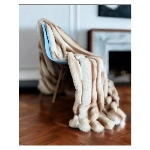 Плед пушистый меховой Home Atelier, покрывало евро размер 200x230 см