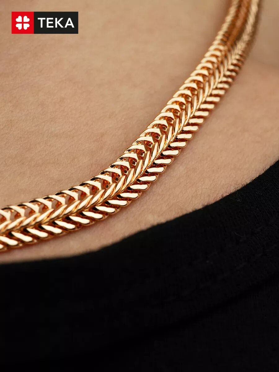 Цепь TEKA, длина 50 см, золотой — фото 1