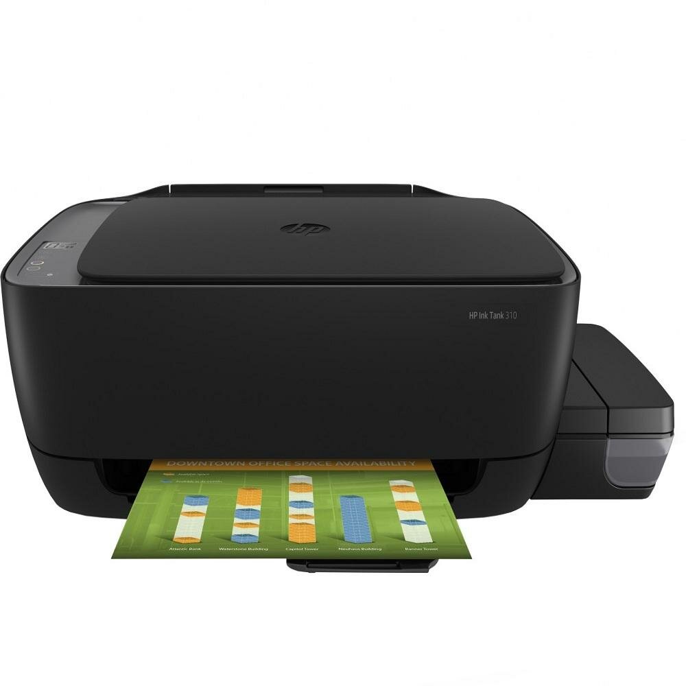 МФУ HP Ink Tank 310, струйная печать, USB, черно-белая печать до 20 страниц в минуту