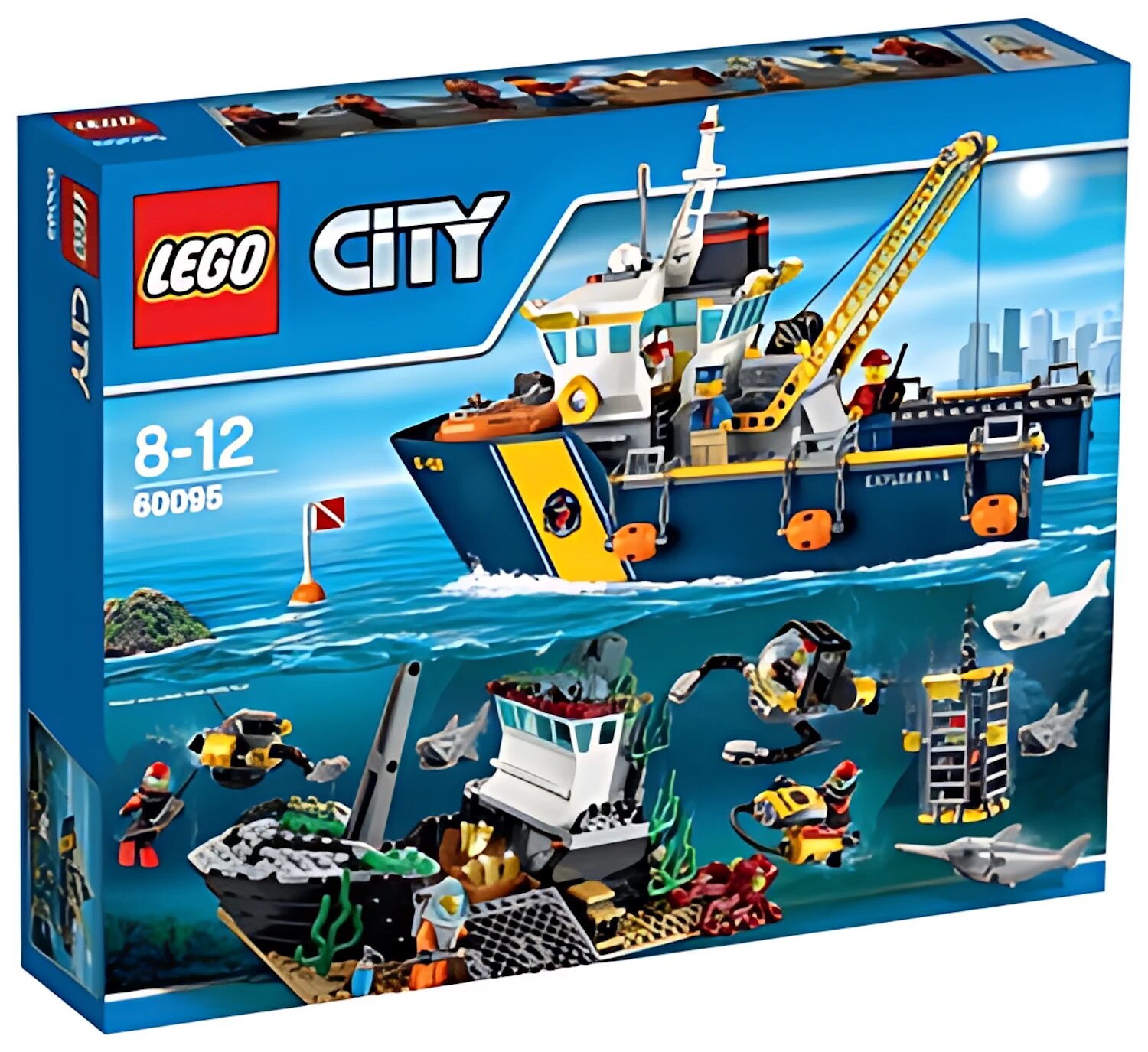Конструктор LEGO City 60095 Глубоководное исследовательское судно