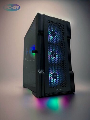 Изображение товара Игровой компьютер Intel Core i5-13400f (4.4 ГГц), RAM 32 ГБ, SSD 1024 ГБ, GeForce RTX 4060 (8 Гб), Windows 10 Pro