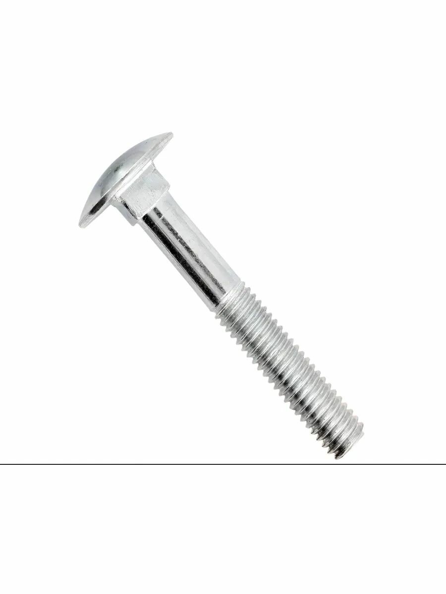 Болт DIN603 м6х90 4.6 цинк (25 шт)