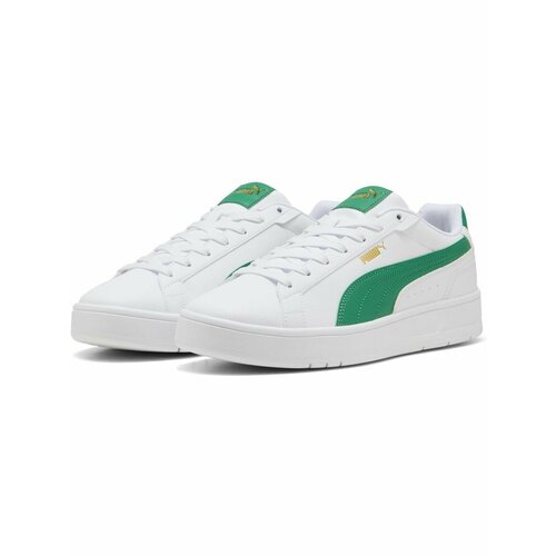 фото Кроссовки puma court classico, полнота f, размер 8,5 uk, белый, зеленый