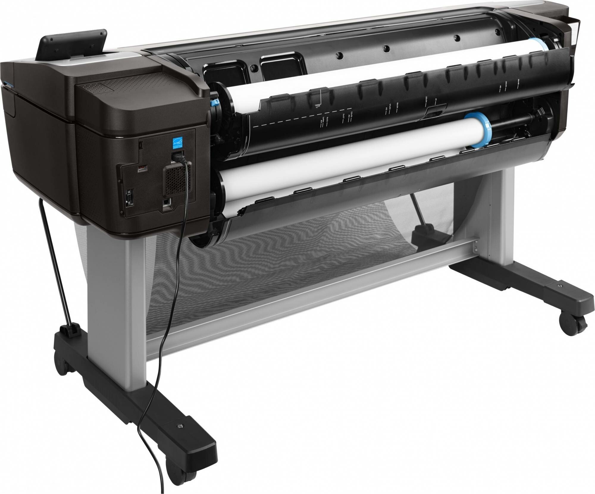 Плоттер HP W6B56A A0, 128Гб (виртуальная), HDD500Гб, USB, LAN, stand,sheet feed, 2 rollfeed, autocutter - фото №4