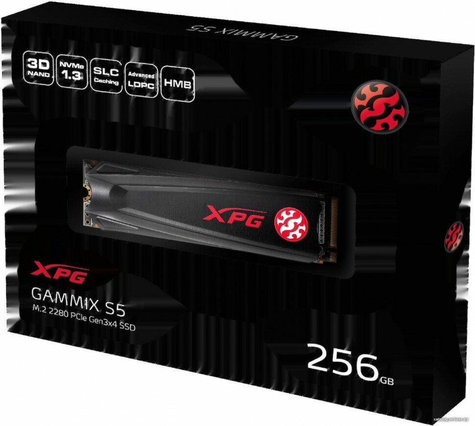 SSD накопитель A-DATA GAMMIX S5 256Гб, M.2 2280, PCI-E x4, NVMe - фото №16