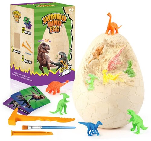 Набор для раскопок яйцо динозавров детский