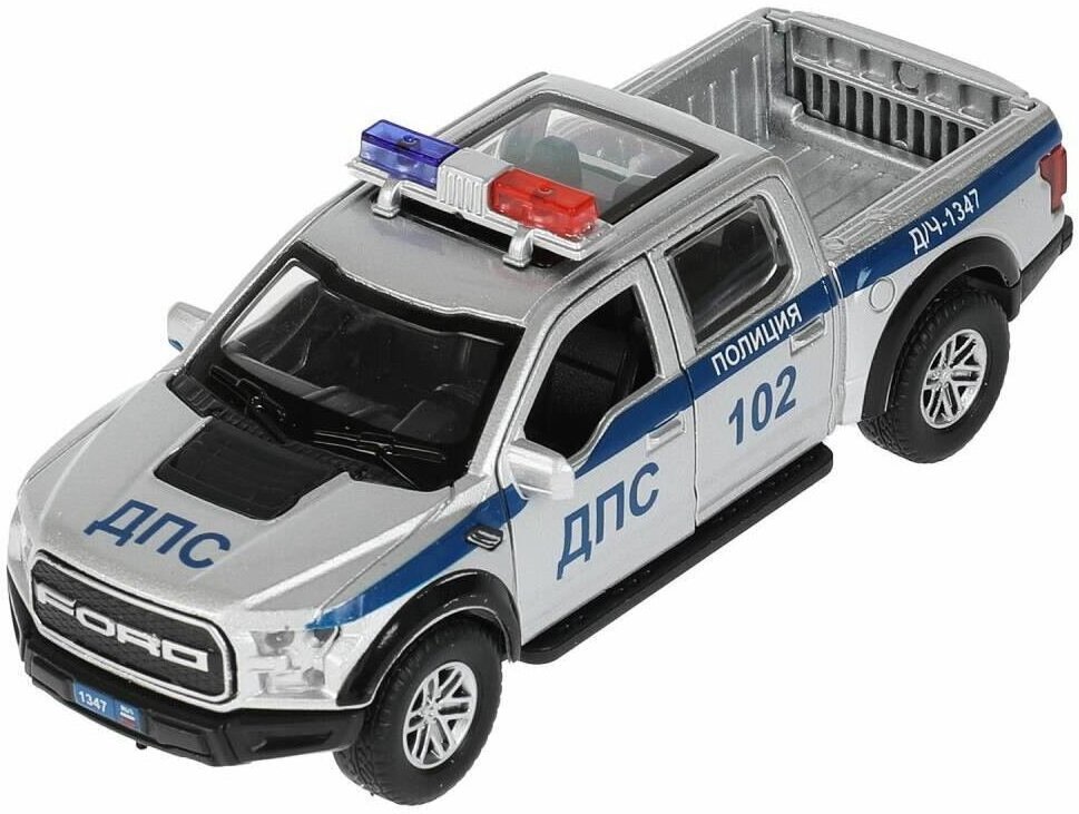 Машина "Ford F150 Raptor Полиция" 12 см металлическая