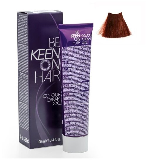 KEEN Be Keen on Hair крем-краска для волос XXL Colour Cream, 5.43 hellbraun kupfer-gold