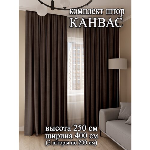 Шторы ФеТр Комплект штор канвас 400 х 250