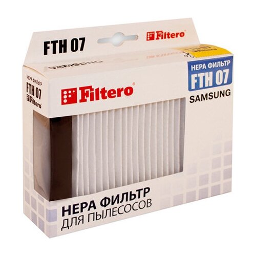 Фильтр FILTERO FTH 07 SAM HEPA нера фильтр filtero fth 75 brk