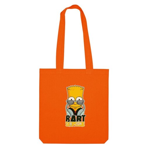 Сумка bart Simpsons симпсоны желтый наушники музыка оранжевый 59000₽