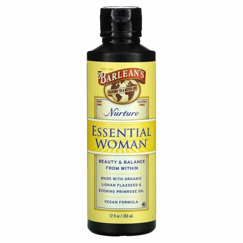 Купить Barlean's, Essential Woman, Nurture, 355 мл (12 жидк. Унций), Барлинс