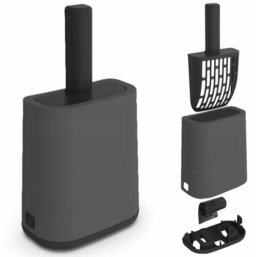 Совок для кошачьего туалета на подставке Rotho Biala 1096₽