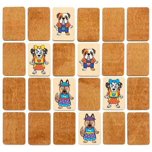 Мемо Дютоша Близнецы, Веселые собачки (RDI-D711a)