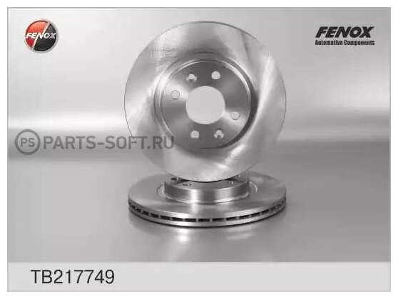 Диск Тормозной Renault Megane Scenic Clio Ii Kangoo Шт FENOX арт. TB217749