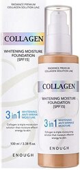 Enough Тональный крем Collagen Whitening Moisture Foundation, SPF 15, 100 мл, оттенок: тон №13