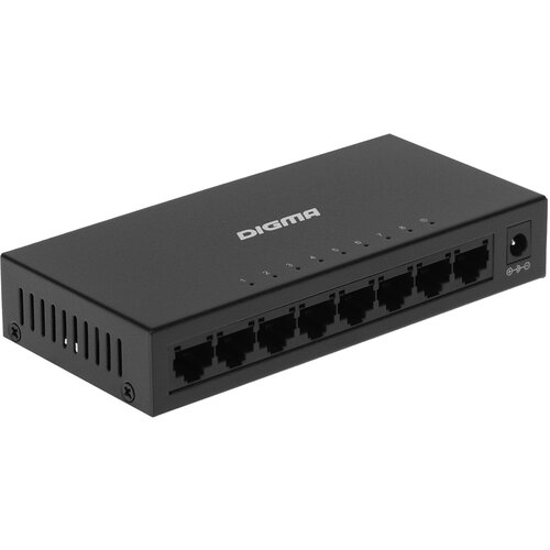 Коммутатор Digma DSW-208GE 8G неуправляемый 230000₽