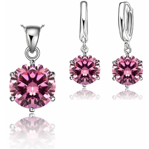 Комплект бижутерии TRENDY BAGS: подвеска, серьги, цепь, бижутерный сплав, агат, азурит, аквамарин