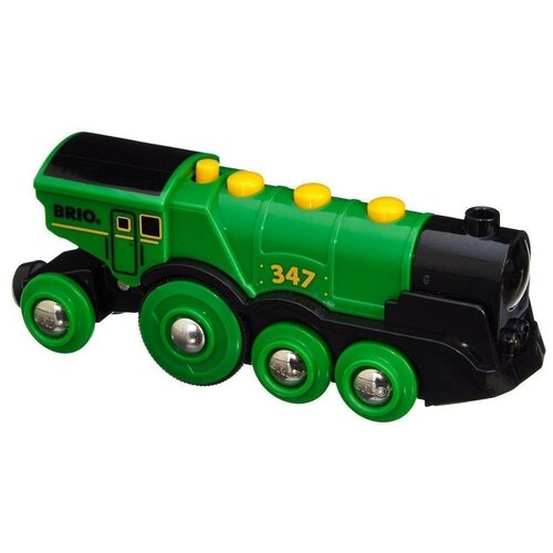 фото Игровой набор brio 33593 локомотив зеленый