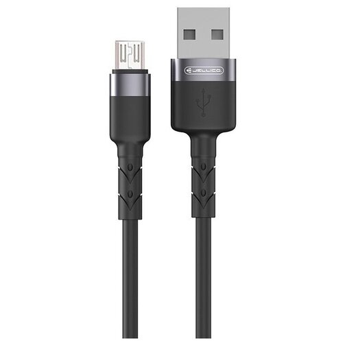 Аксессуар Jellico KDS-100 USB - MicroUSB Silicone 1m Black