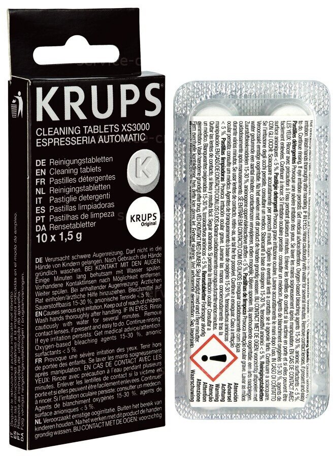 Средство Krups для очистки от кофейных масел XS3000, 10шт. - фотография № 8