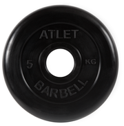 Диск MB Barbell MB-AtletB51 5 кг 5 кг 1 шт. 50 см 40 см черный
