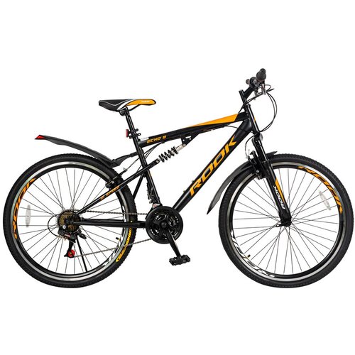 Велосипед ROOK ECHO-R9-BO 26 черно-оранжевый 1529000₽