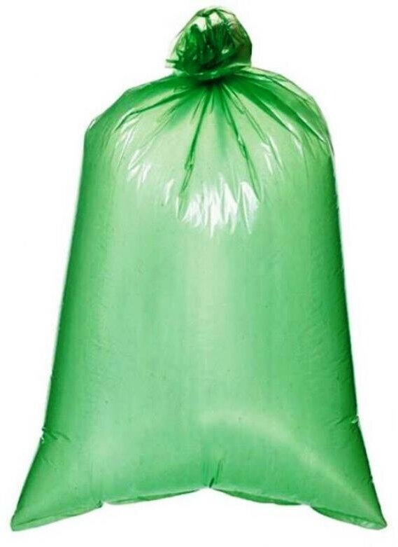 Биоразлагаемые особопрочные мешки для мусора 40 шт комплект 1+1 VITALUX BIO 60 л. 20 шт.+ 60 л. 20 шт. в рулоне (зеленые) - фотография № 3