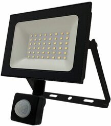 Прожектор Fl-led Light-PAD Sensor 50W Black 4200К 4250Лм 50Вт Ac220-240в 170x110x45мм 300г - С датч .