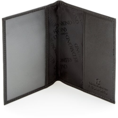 фото Обложка для паспорта redmond, натуральная кожа, черный