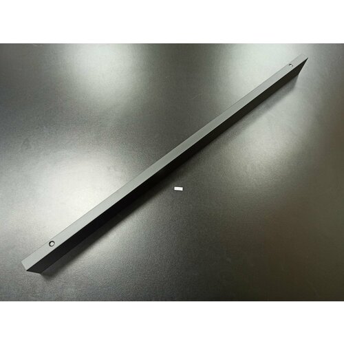 Ручка мебельная Профиль торцевая 512мм/596мм Цвет: Чёрный матовый Комплект 2 шт.