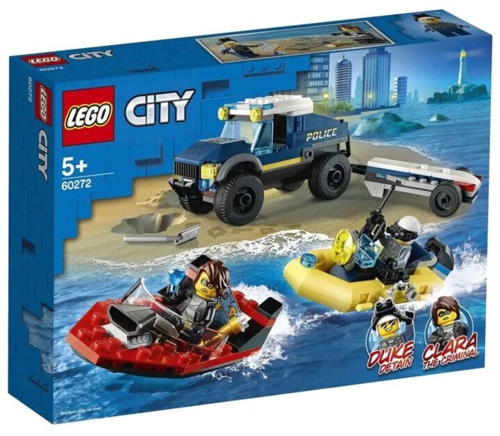 LEGO Конструктор LEGO City 60272 Полицейская лодка