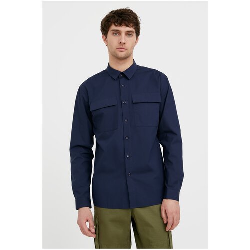 фото Рубашка finn flare размер 2xl синий (101)