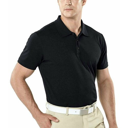 фото Поло turon textile, размер 54, черный