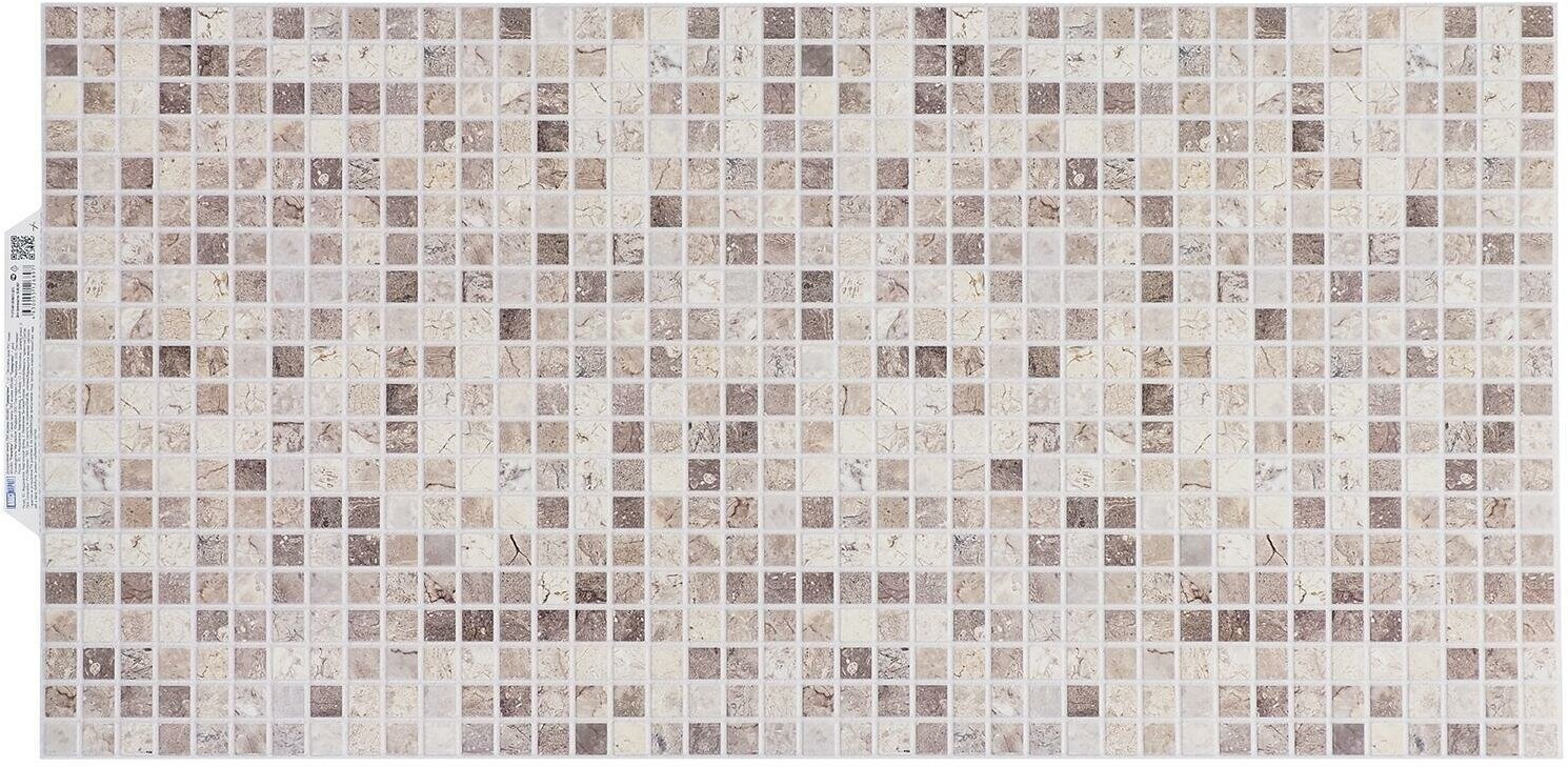 фото Панель ПВХ мозаика Травертино, 485х960