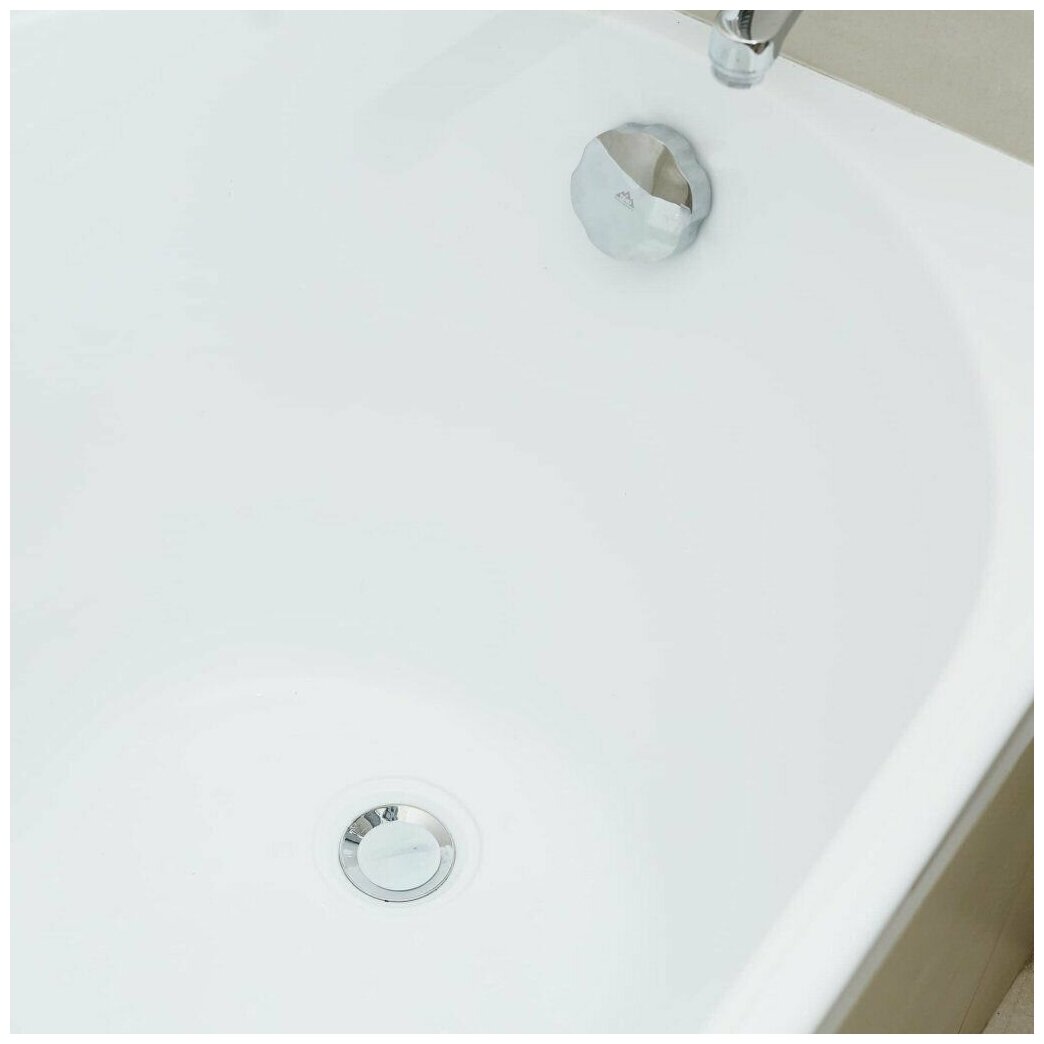 Пробка Профитт для ванн и раковин диаметром 40 мм белая - фотография № 7