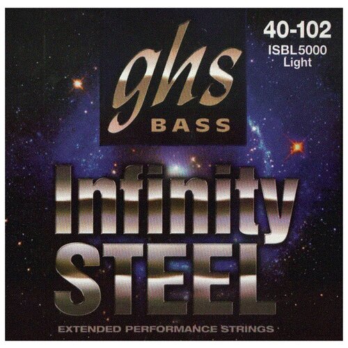 GHS ISB L5000 басс 4 стр. 40-102 Infinity Steel струны для 4-струнной бас-гитары