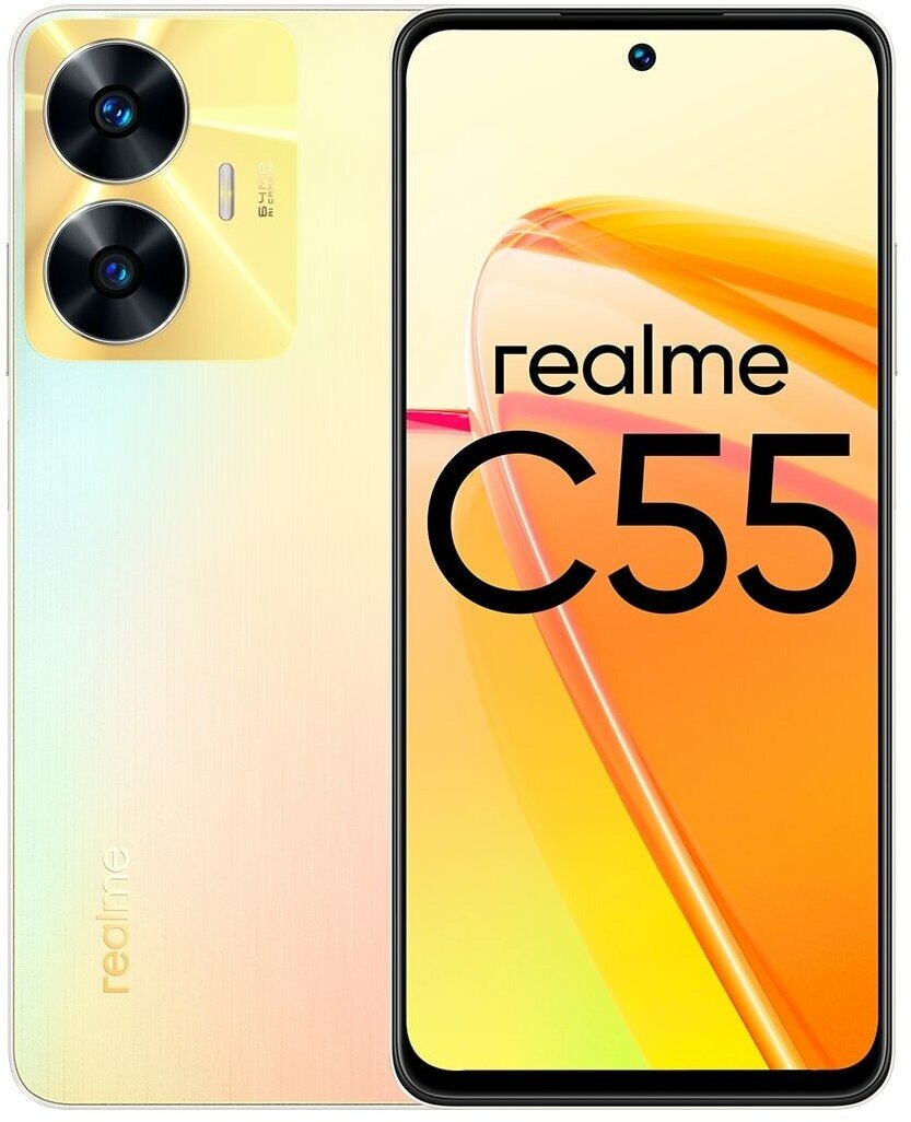 Смартфон realme C55 8/256 ГБ RU, Dual nano SIM, Sunshower