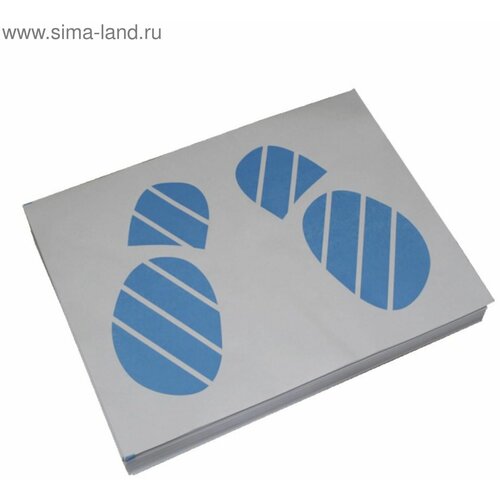 Коврики бумажные двухслойные Следы ног 405х500 мм 20 шт 1шт 434₽